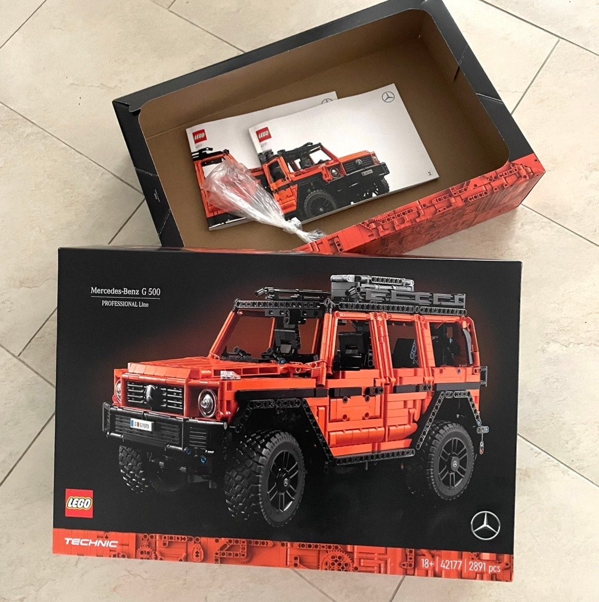 Lego Technic Mercedes-Benz G 500 (42177) - staat in elkaar, Ophalen, Zo goed als nieuw