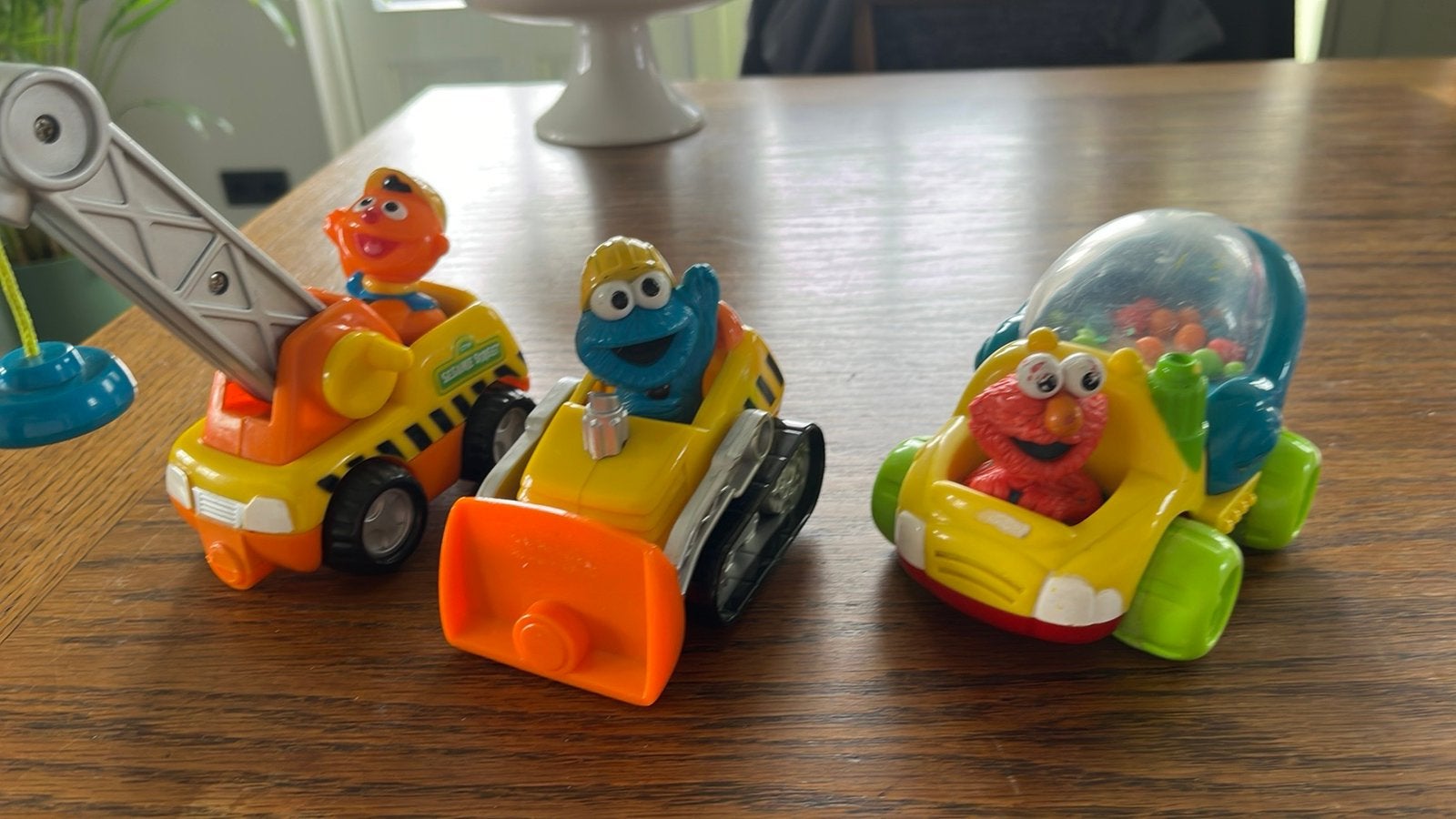 Sesamstraat auto’s, Ophalen of Verzenden, Zo goed als nieuw