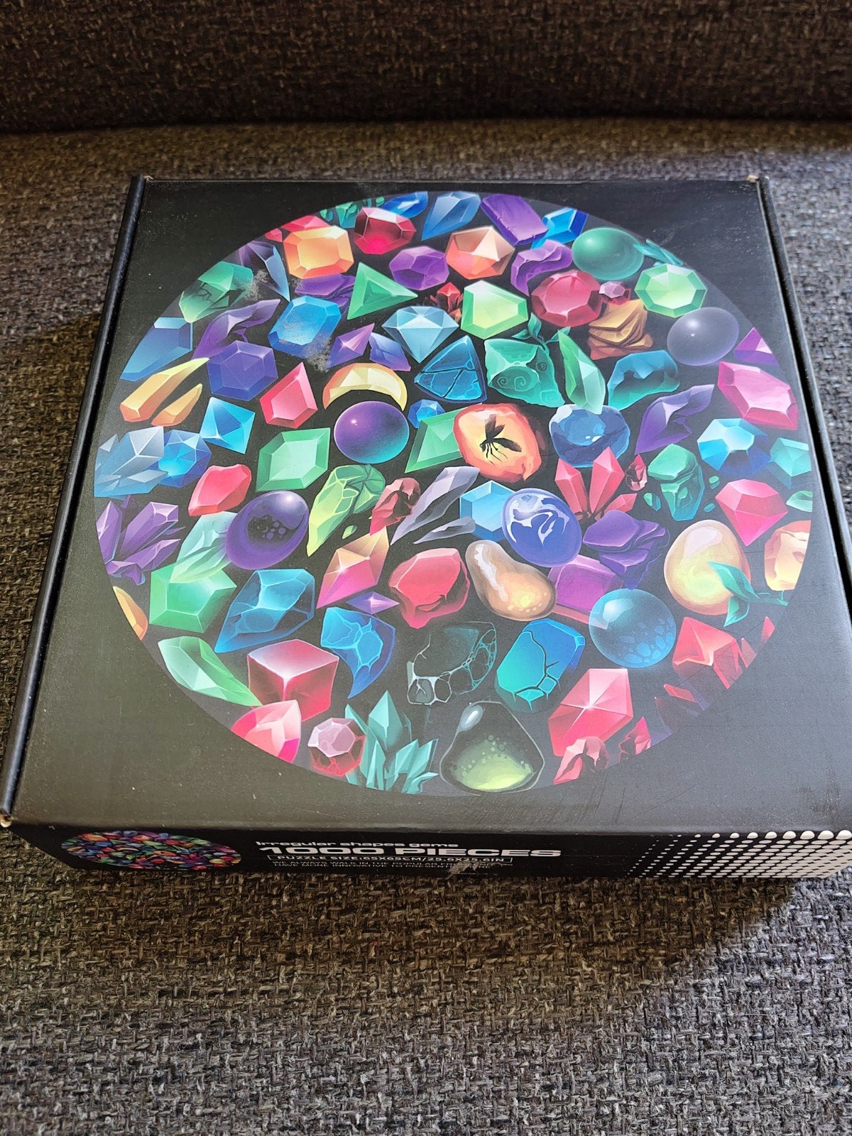 Legpuzzel 1000 stukjes - Irregular Shapes Gems, Ophalen of Verzenden, 500 t/m 1500 stukjes, Zo goed als nieuw, Legpuzzel
