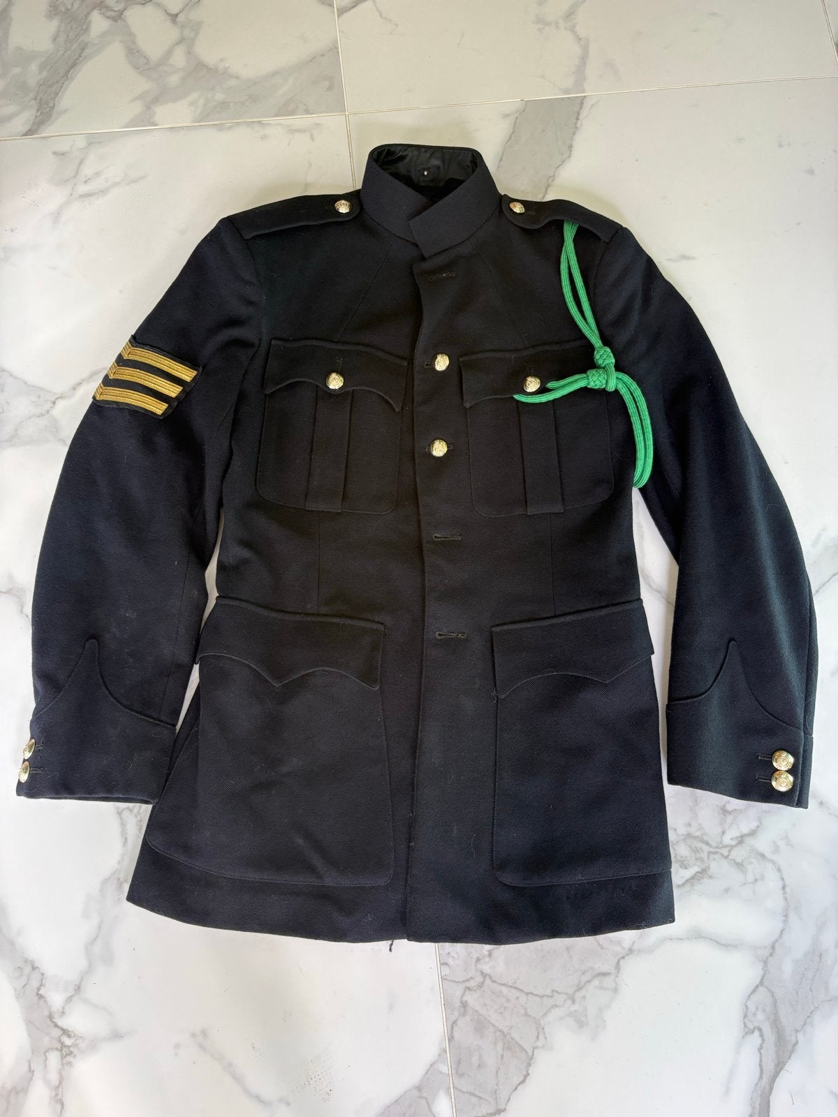 Deens Marine Uniform Jasje - Maat 48, Verzamelen, Ophalen of Verzenden, Marine, Overige gebieden, Kleding of Schoenen