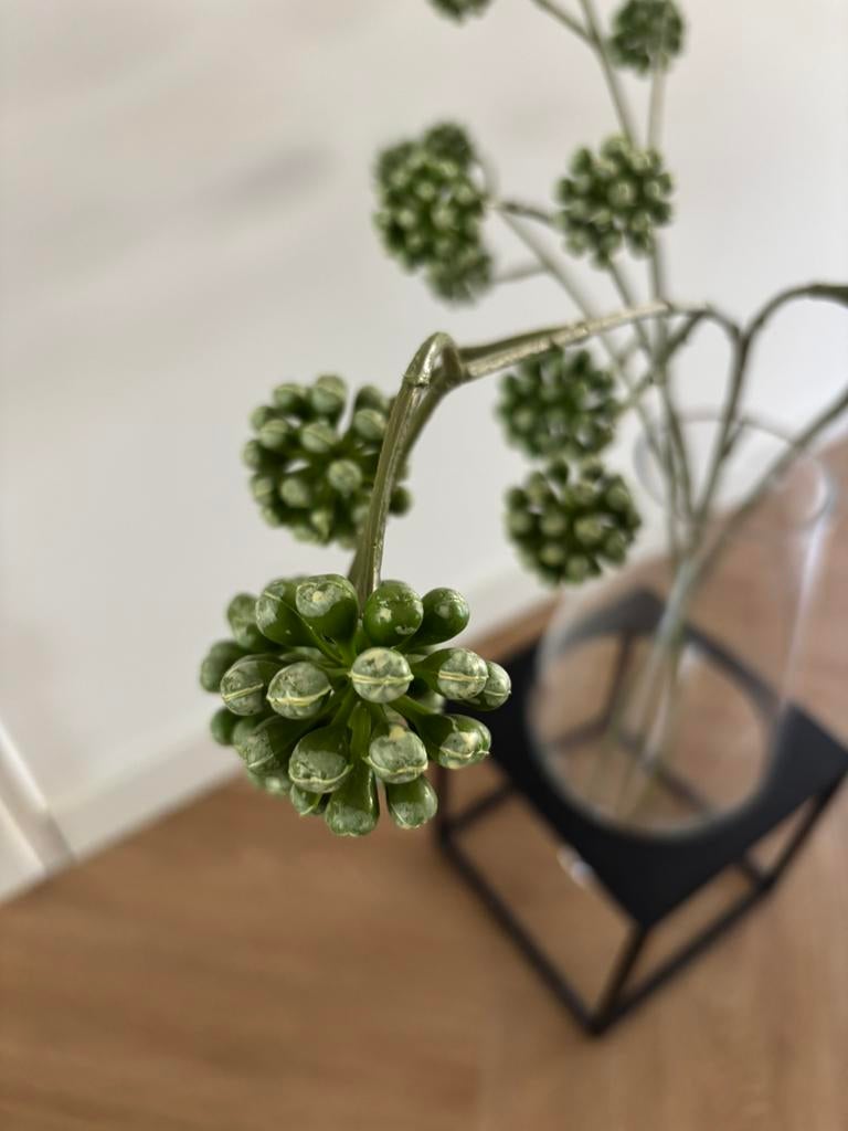 Bessentakken kunstbloemen, Groen, Nieuw, Ophalen of Verzenden, 95 cm