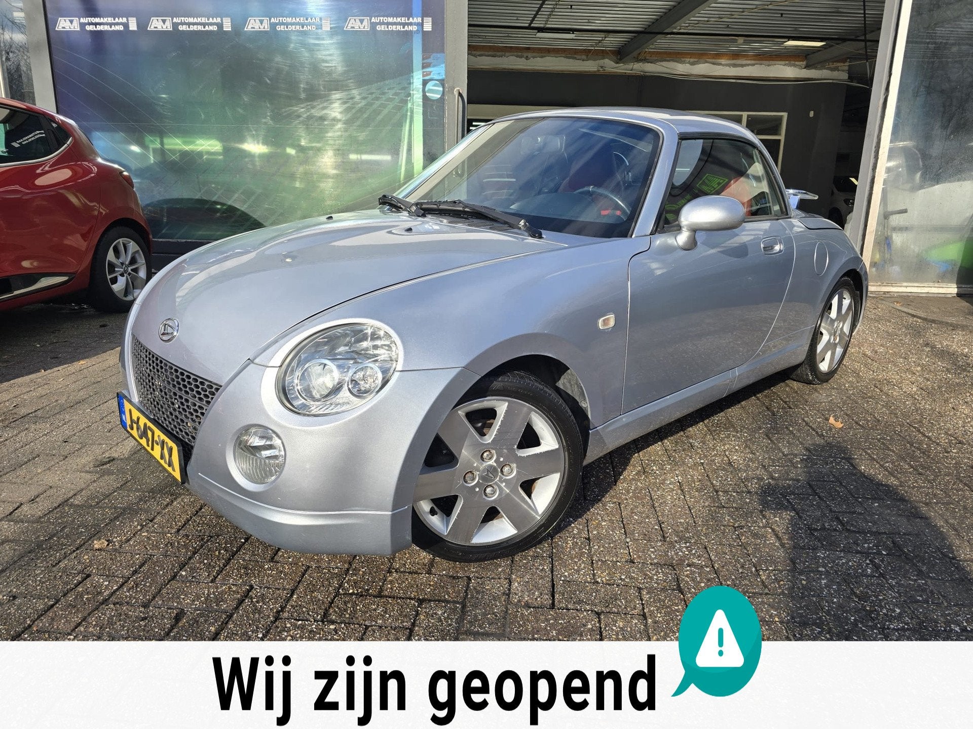 Daihatsu Copen 1.3-16V | 12MND GARANTIE | NIEUWE APK | LEDER, Auto's, Voorwielaandrijving, Dealer onderhouden, Gebruikt, 4 cilinders