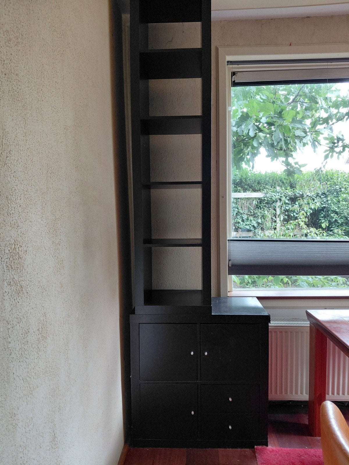 IKEA KALLAX kasten zwart, Huis en Inrichting, Kasten | Boekenkasten, Ophalen, 50 tot 100 cm, Zo goed als nieuw, Minder dan 100 cm