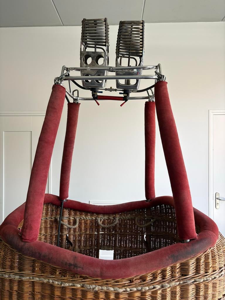 Luchtballon mand met brander (ook te huur), Ophalen