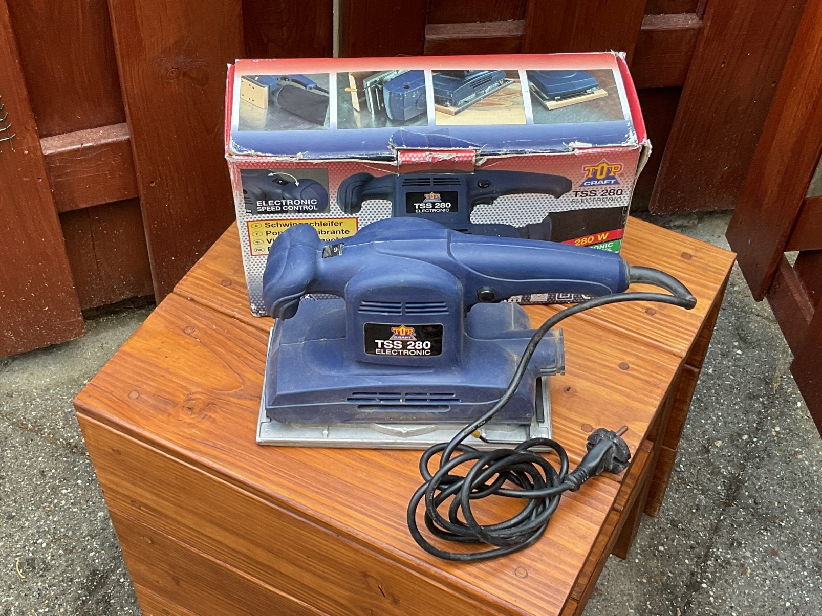 Schuurmachine - type TTS280, Ophalen of Verzenden, Gebruikt, Minder dan 600 watt, Vlakschuurmachine