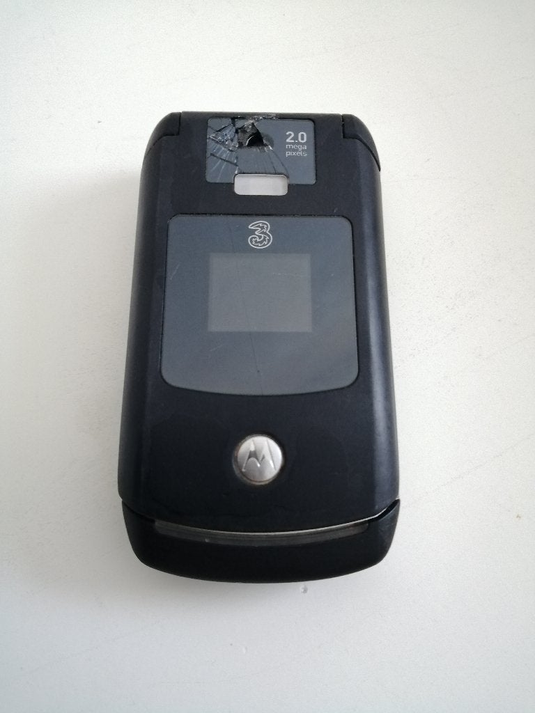 MOET NU WEG!! ZELDZAAM MOTOROLA RAZR VX3 KLAPTELEFOON GSM, Gebruikt, Zwart, Fysiek toetsenbord, Inklapmodel