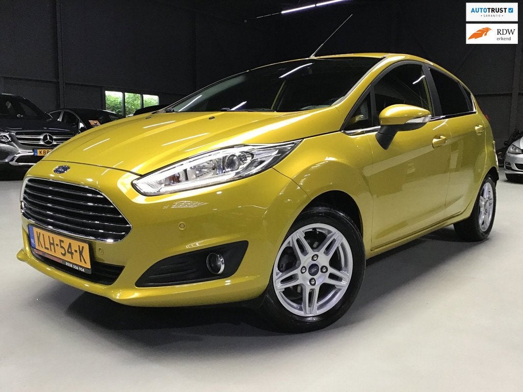 Ford FIESTA 1.0 EcoBoost Titanium I Camera I Clima I Cruise, Voorwielaandrijving, Euro 5, Gebruikt, 23 km/l