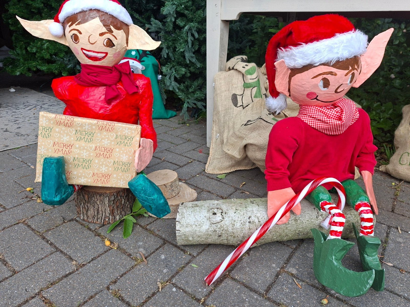 Straatversiering elfjes, Ophalen, Kerst of Sinterklaas