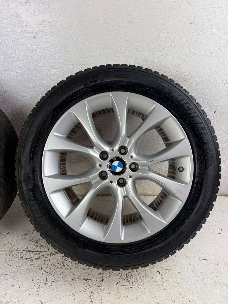 Originele BMW X5 X6 velgen 19" 5x120 Style 450 winterset, Gebruikt, 255 mm, Banden en Velgen, Niet ingevuld