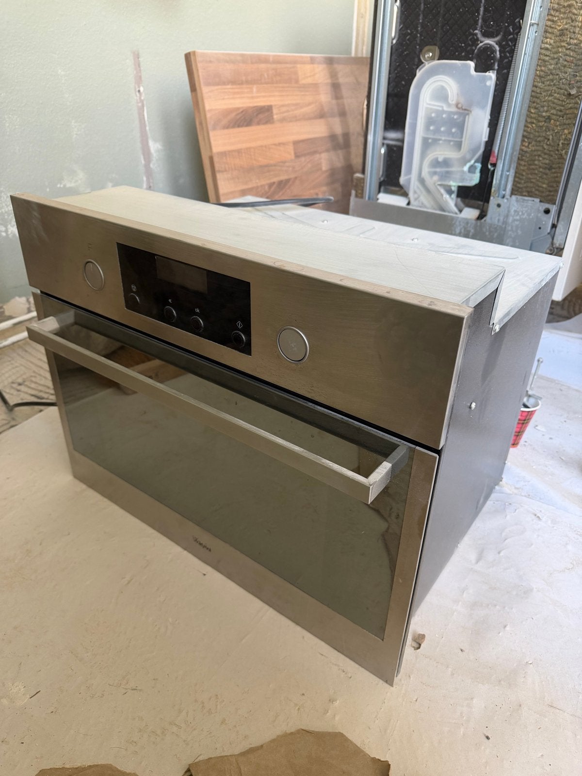 Whirlpool AMW 6023/IX Combi Oven Magnetron, 45 tot 50 cm, Whirlpool, Gebruikt, Ophalen of Verzenden