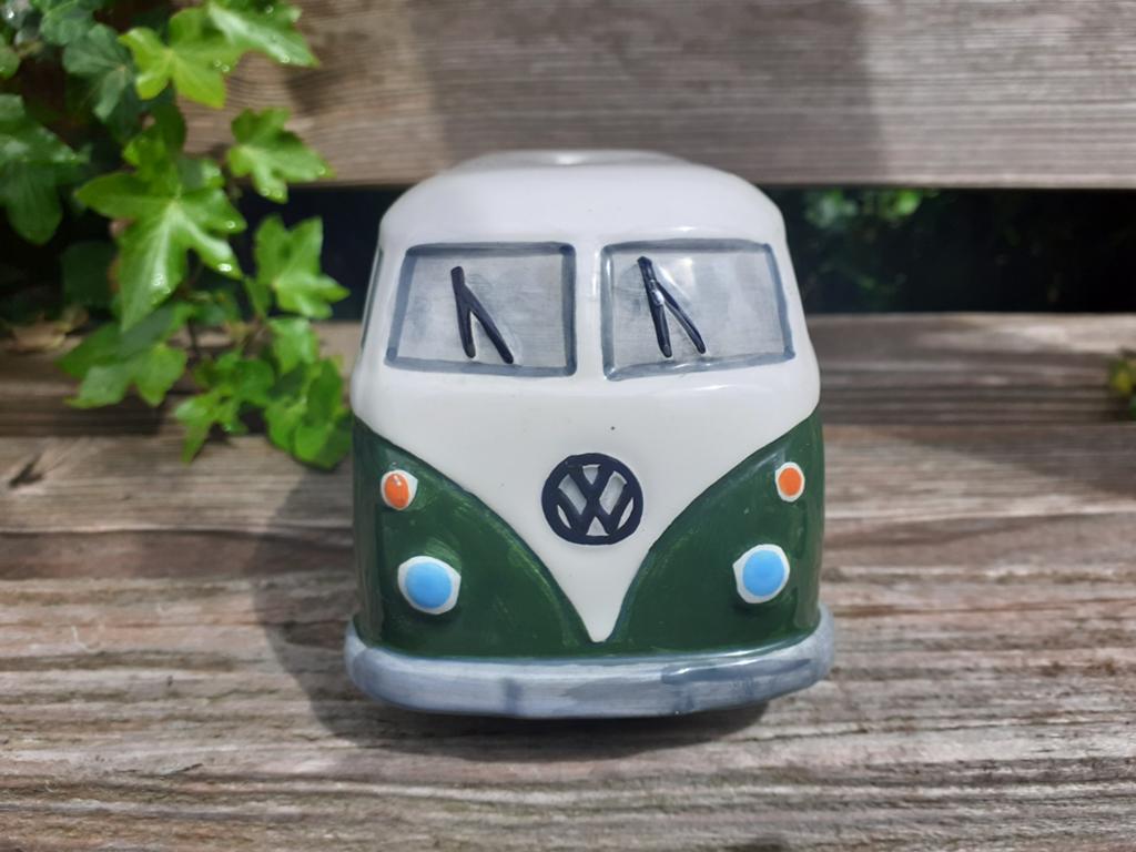 VW Volkswagen T1 busje bus spaarpot, Ophalen of Verzenden, Zo goed als nieuw, Steen, Aardewerk of Keramiek, Vervoermiddel