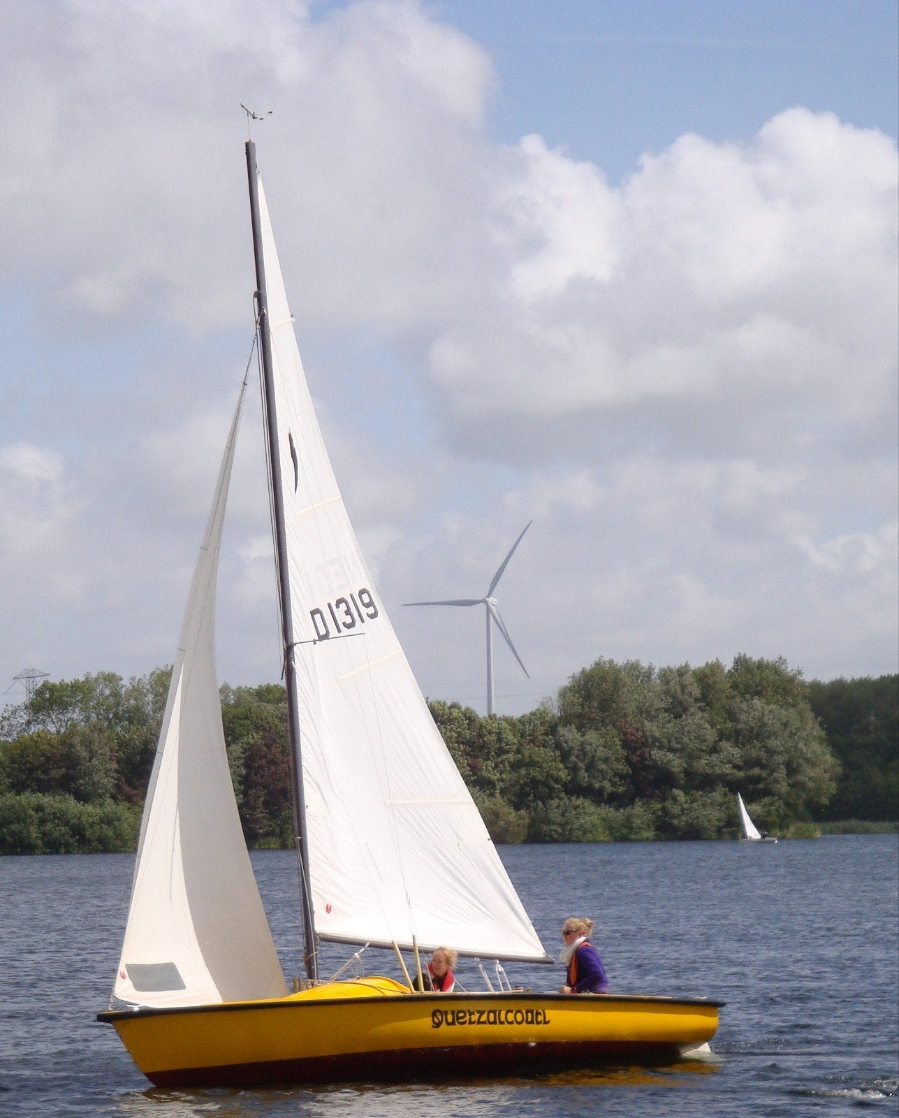 Sailhorse nr. 1319 uit 1974 met complete uitrusting, Gebruikt, Fok, Polyester, Ophalen of Verzenden