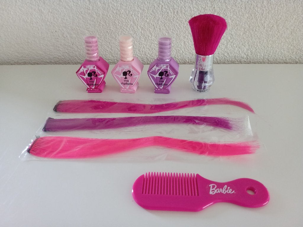 Barbie Hair Color Salon Set, Ophalen of Verzenden, Zo goed als nieuw, Overige typen