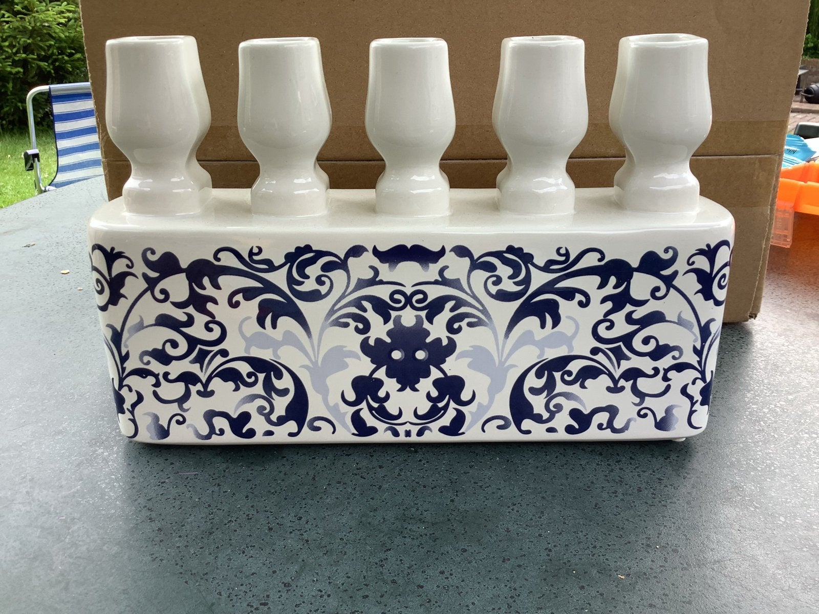 Marcel Wanders Tulpenvaas - Limited Edition Randstad, Met patroon/structuur, Wit, Ophalen of Verzenden, Zo goed als nieuw