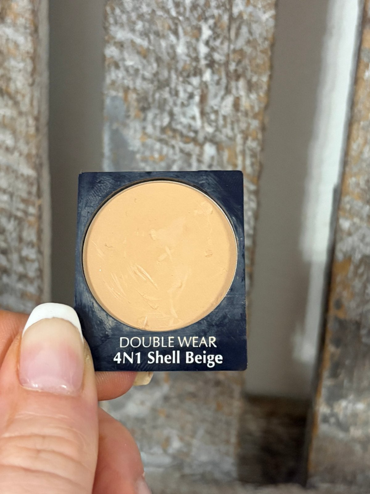 Estee Lauder Double Wear mini Poeder 4N1, Ophalen of Verzenden, Zo goed als nieuw, Beige, Gehele gezicht