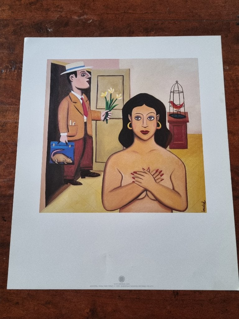 poster Cristian Desbois Editions, Ophalen, Zo goed als nieuw, A1 t/m A3, Overige onderwerpen