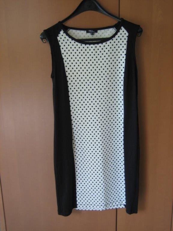Enig recht wit-zwart polkadot jurkje IVY BEAU 38-40 snazzeys, Kleding | Dames, Maat 38/40 (M), Verzenden, Wit, Nieuw