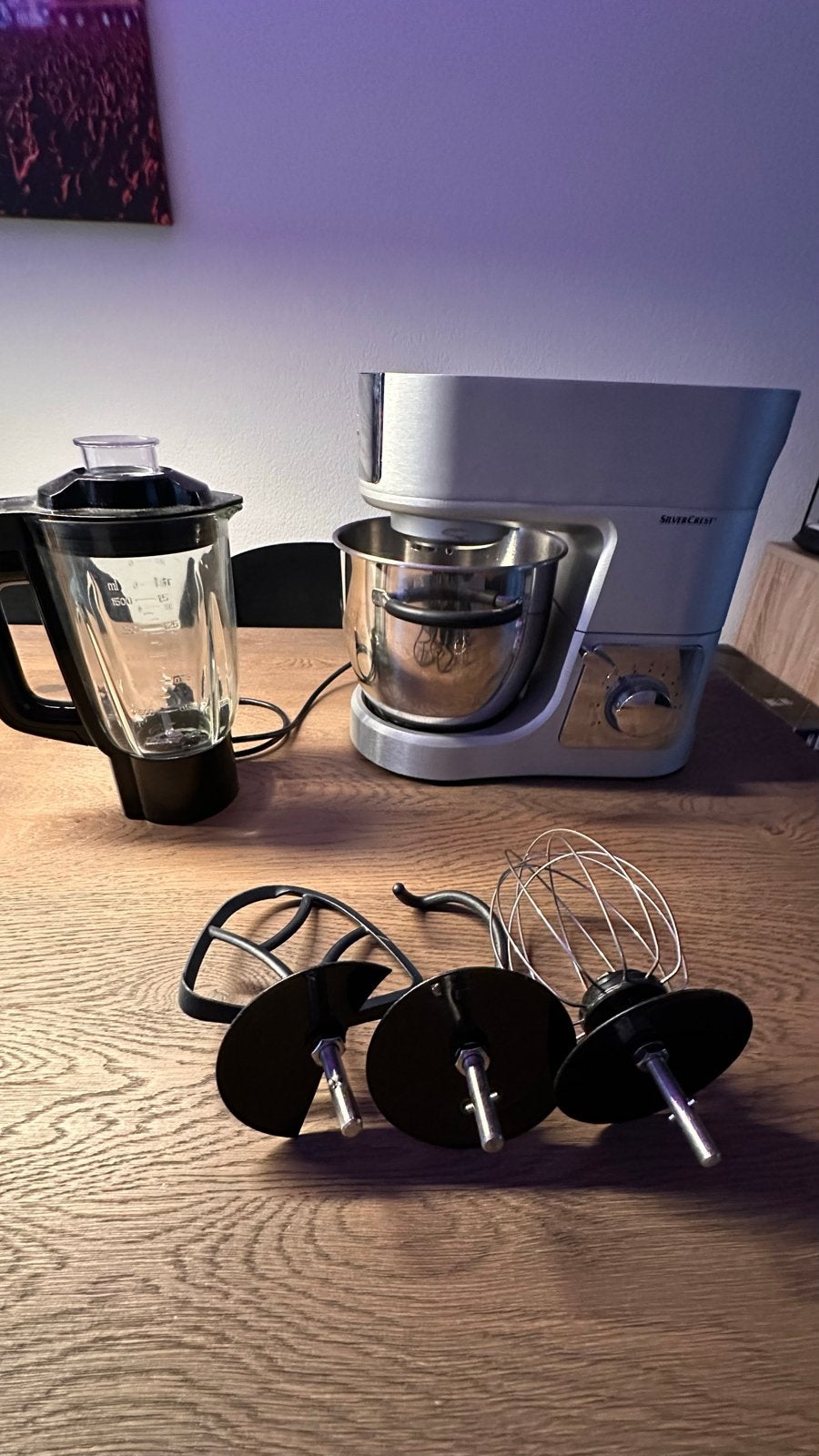 Silvercrest Keukenmachine met Blender en 3 Gardes, Ophalen, Gebruikt