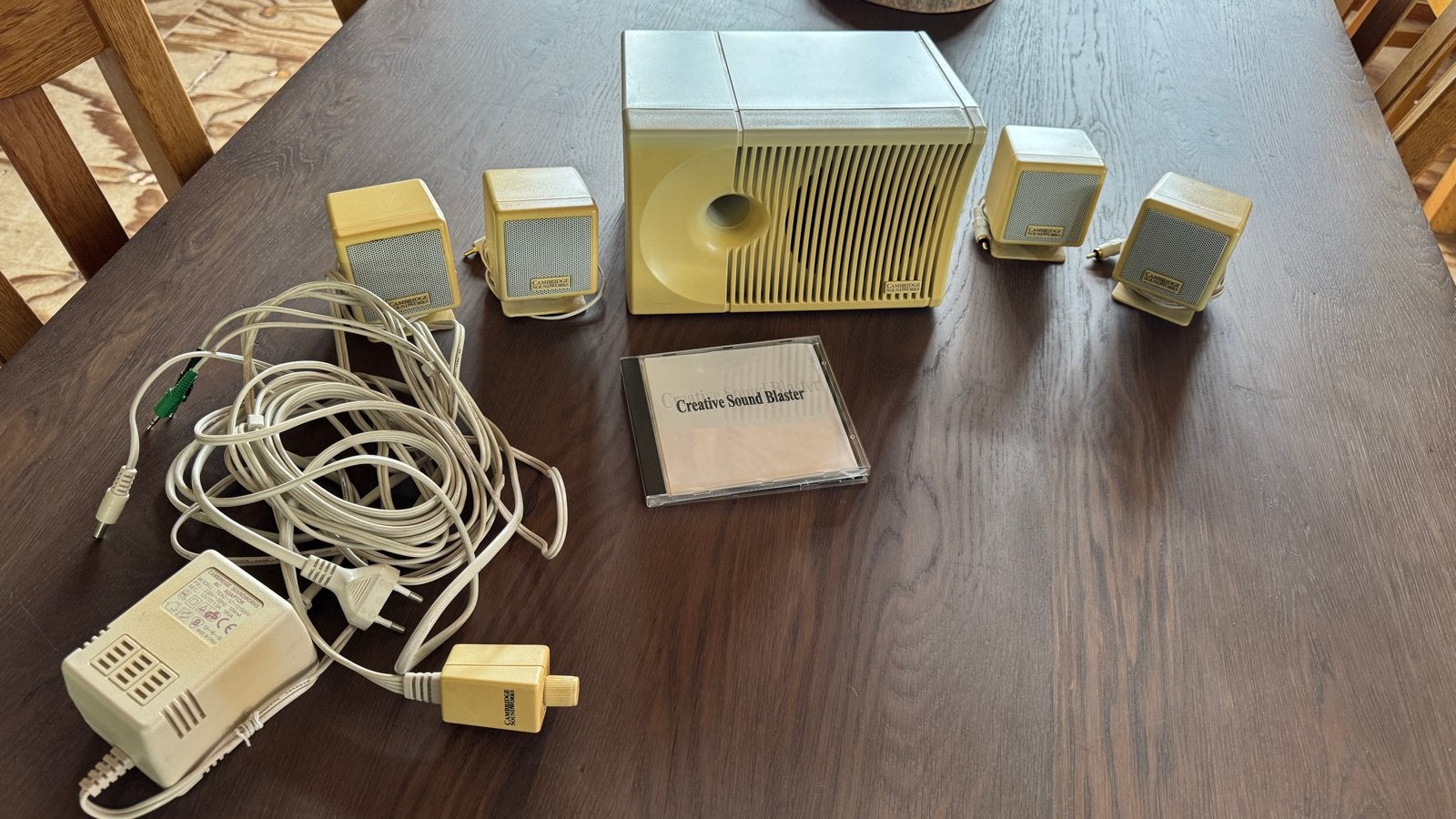 Cambridge SoundWorks PCWorks FourPointSurround speakerset, Ophalen, Gebruikt, Audiokanaal 4.1