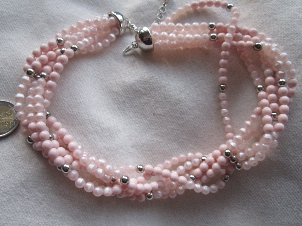 4.  Schitterende oude ketting,  MONET,  44 / 50 cm, Sieraden, Tassen en Uiterlijk, Antieke sieraden, Ophalen, Overige materialen