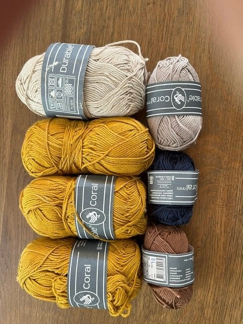 Durable Coral Katoen garen, Verzenden, Zo goed als nieuw, Breien of Haken, Wol of Garen