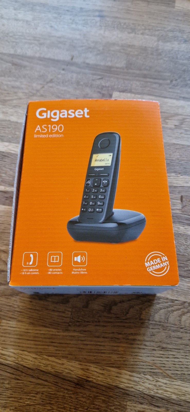 Gigaset AS190 limited edition, Ophalen of Verzenden, Zo goed als nieuw, 1 handset