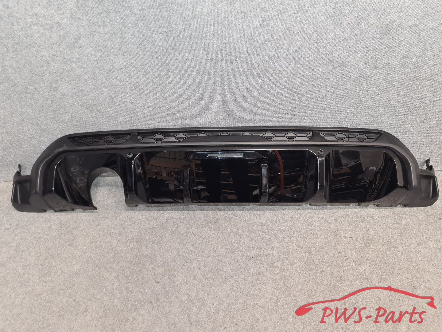 MINI F56 F57 LCI COOPER WORKS JCW ACHTERBUMPER DIFFUSER ORIG, Gebruikt, -, -, Ophalen of Verzenden