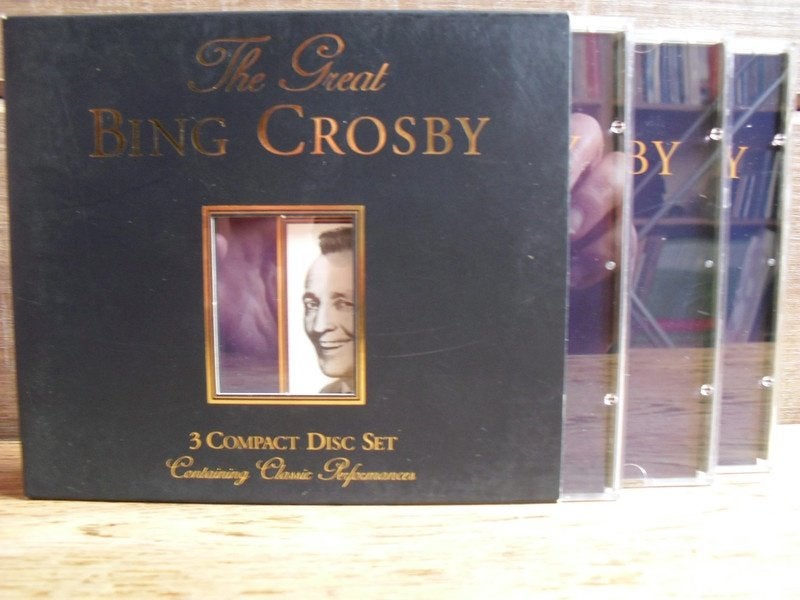 The Great Bing Crosby 3CDs boxset, Cd's en Dvd's, Cd's | Pop, Zo goed als nieuw, Ophalen of Verzenden