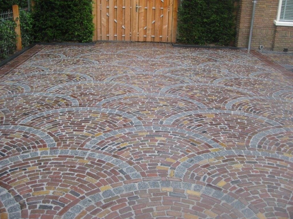 --- Oude origineel hard gebakken waaltjes , breukformaat ---, Tuin en Terras, Gebruikt, Keramiek, Klinkers, Ophalen