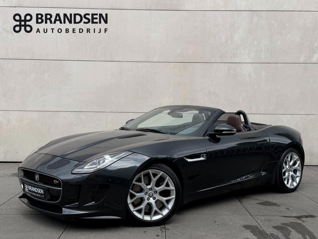 Jaguar F-Type 3.0 V6 S Convertible Camera-Navi-Leer-DAB-Spor, Auto's, Jaguar, Automaat, Euro 5, Achterwielaandrijving, Huisgarantie