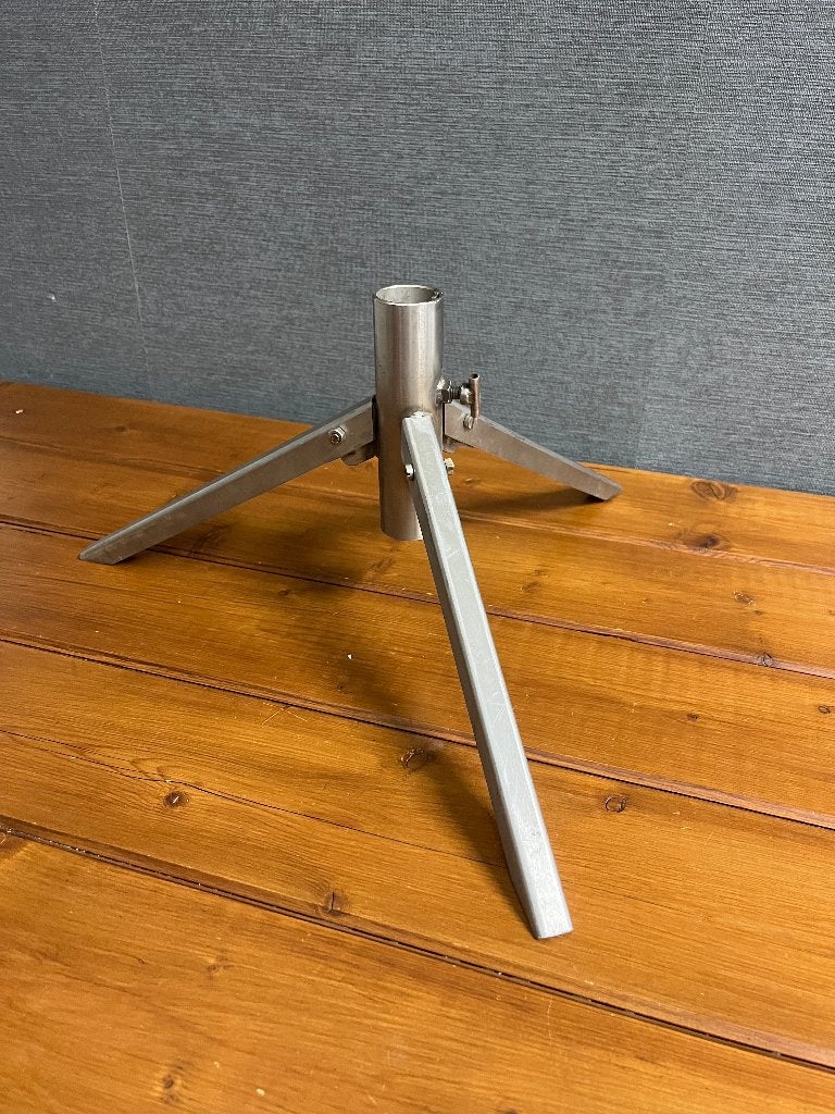 RVS driepootstandaard  , tripod , kerstboom voet enz., Ophalen of Verzenden, Zo goed als nieuw, Overige