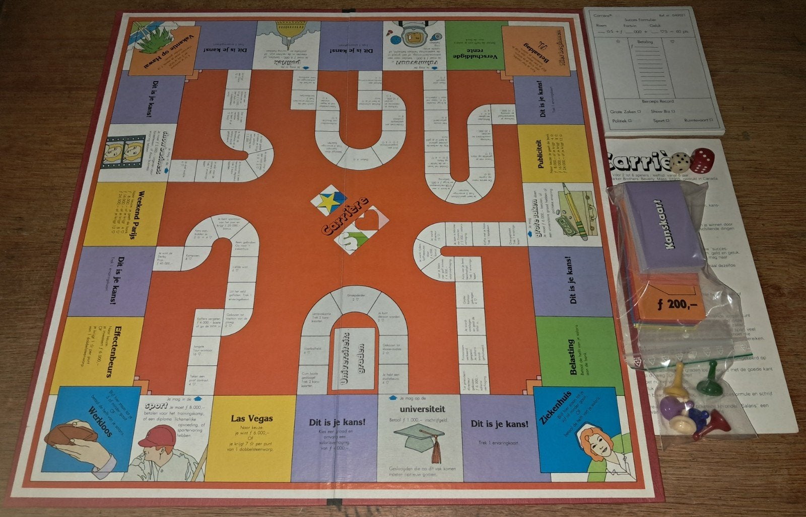 Carrière Bordspel - Klassiek Gezinsspel, Drie of vier spelers, Ophalen of Verzenden, Gebruikt, Clipper