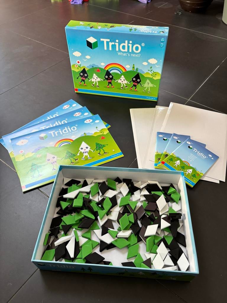 Tridio Puzzelspel met vormen en oplossingen, Ophalen of Verzenden, Zo goed als nieuw, Puzzelen