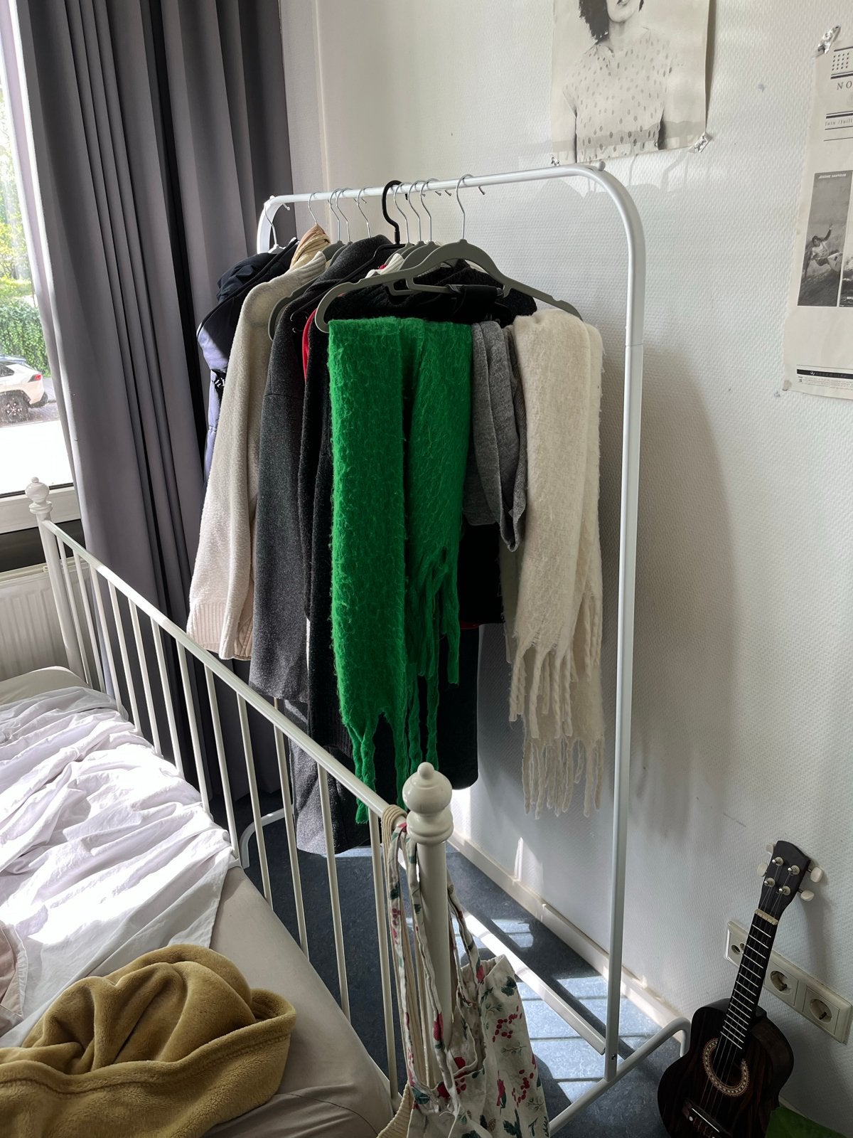 Kledingrek wit metaal, Kleding | Dames, Kledingrekken, Ophalen of Verzenden, Gebruikt