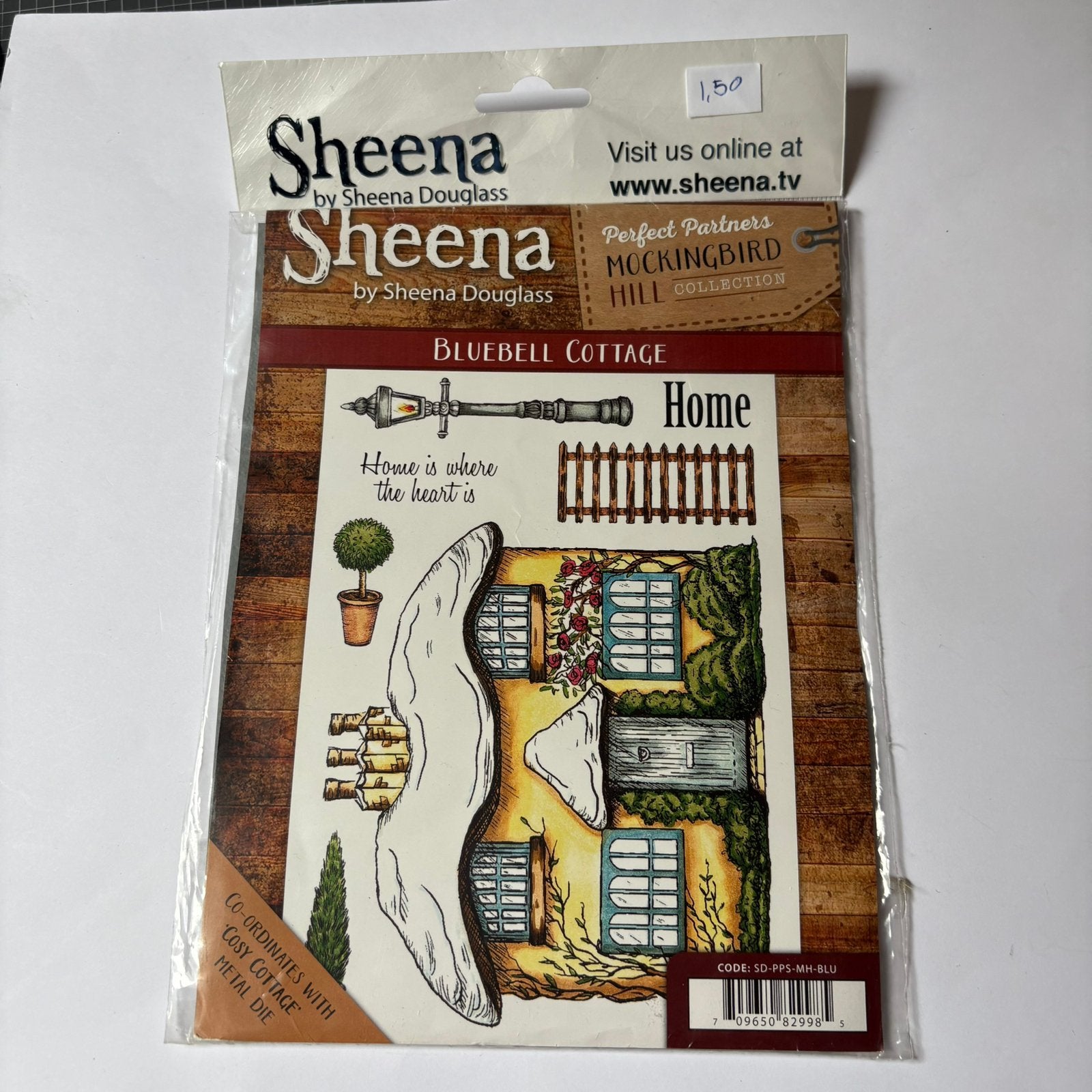 Sheena stempel nieuw winter huis 1, Hobby en Vrije tijd, Stempelen, Ophalen of Verzenden, Zo goed als nieuw, Clearstamp