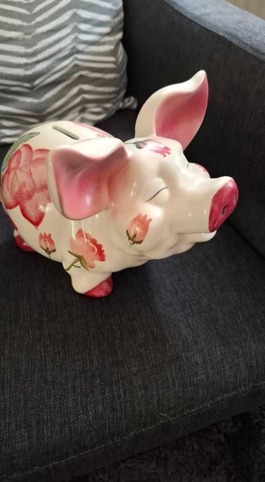 spaarpot varkens, Ophalen, Zo goed als nieuw, Steen, Aardewerk of Keramiek, Dier