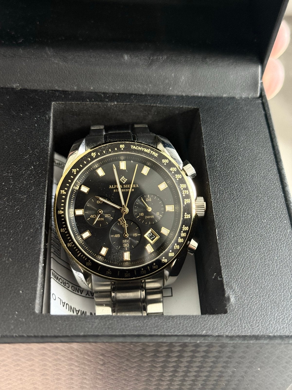Alpha Sierra Starbuster Herenhorloge - Zo goed als nieuw, Staal, Polshorloge, Zo goed als nieuw, Ophalen