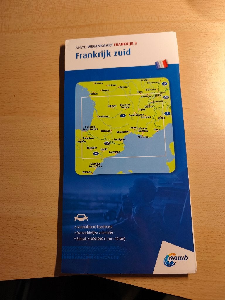 Gratis: ANWB Frankrijk Zuid 3 wegenkaart, Boeken, Atlassen en Landkaarten, Ophalen, ANWB, Nieuw, Landkaart