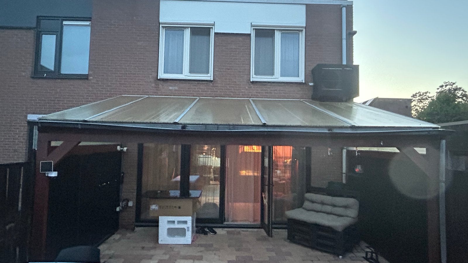 Veranda/Overkapping 5,30m x 2,5m, Tuin en Terras, Overkappingen, Ophalen, Gebruikt, Veranda