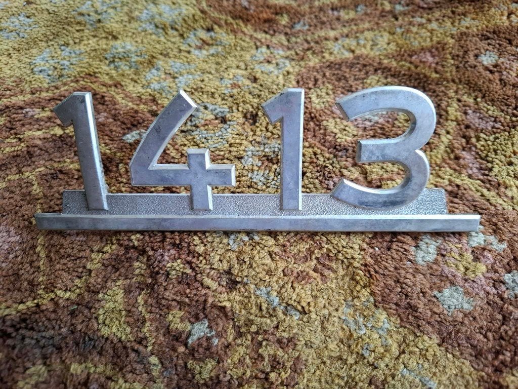 1413 auto embleem denk hanomag, Ophalen of Verzenden, Gebruikt, Auto's