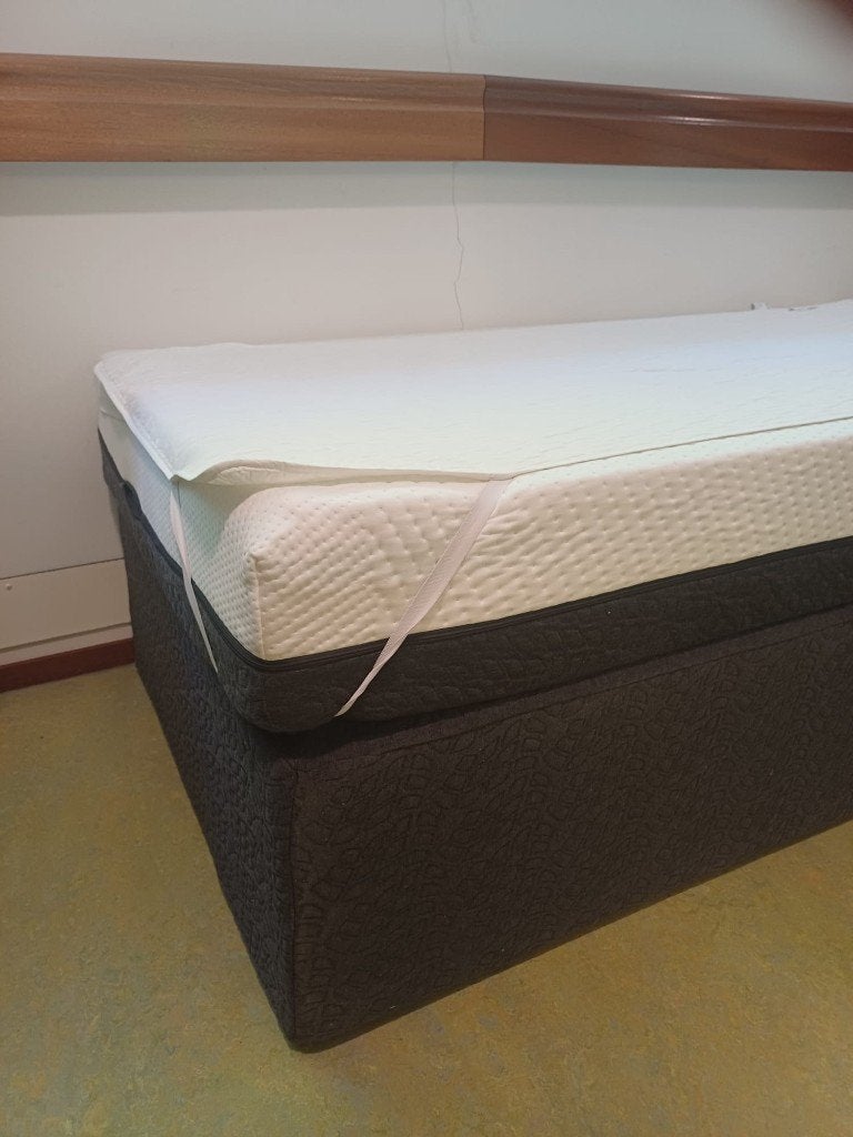 Bed decrupe 1 persoons incl. boxspring 100x200, Huis en Inrichting, Slaapkamer | Bedden, Ophalen, Eenpersoons, 200 cm, 100 cm