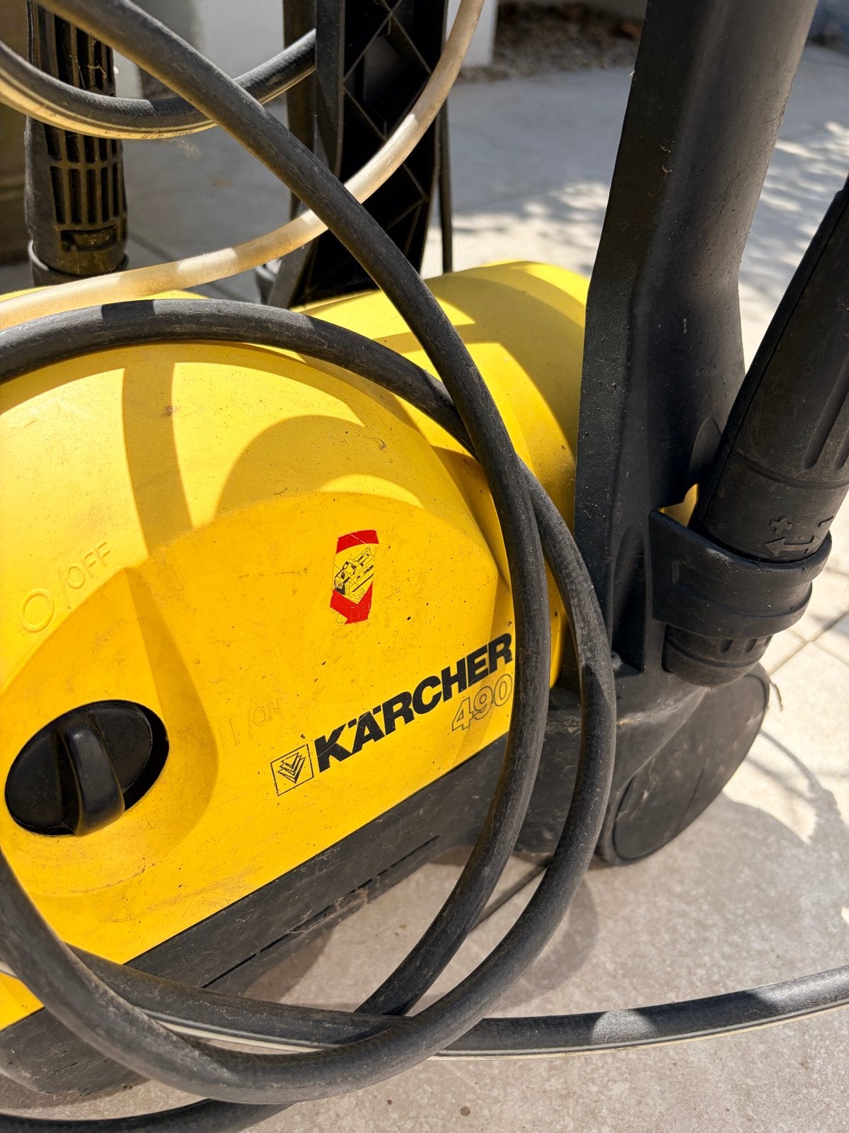 Kärcher 490 Hogedrukreiniger, Tuin en Terras, Hogedrukreinigers, Gebruikt, Elektrisch, Ophalen