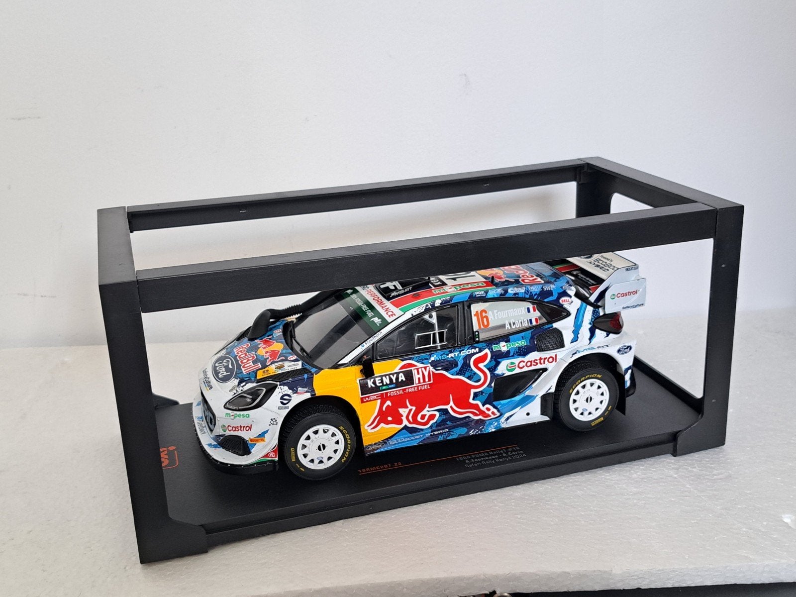 Ford Puma WRC Safari Rally 2024 Fourmaux 1/18 IXO NIEUW, Hobby en Vrije tijd, Modelauto's | 1:18, Ophalen of Verzenden, Nieuw