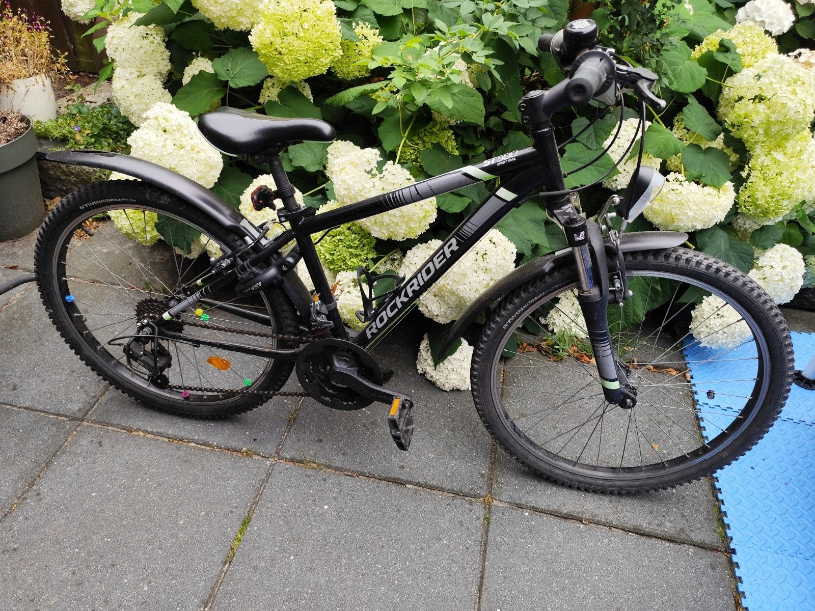 Rockrider ST500 Mountainbike 24 inch met vering, Ophalen, Gebruikt, Velgrem, Overige merken
