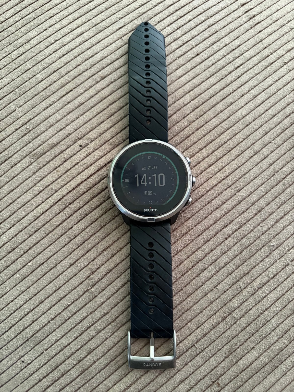 Suunto 9 GPS Sporthorloge Zwart, Hartslag, Zwart, Ophalen of Verzenden, Zo goed als nieuw