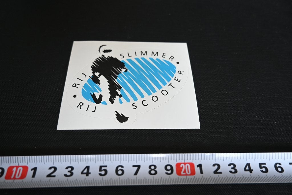 sticker Rij slimmer rij scooter, Ophalen, Zo goed als nieuw