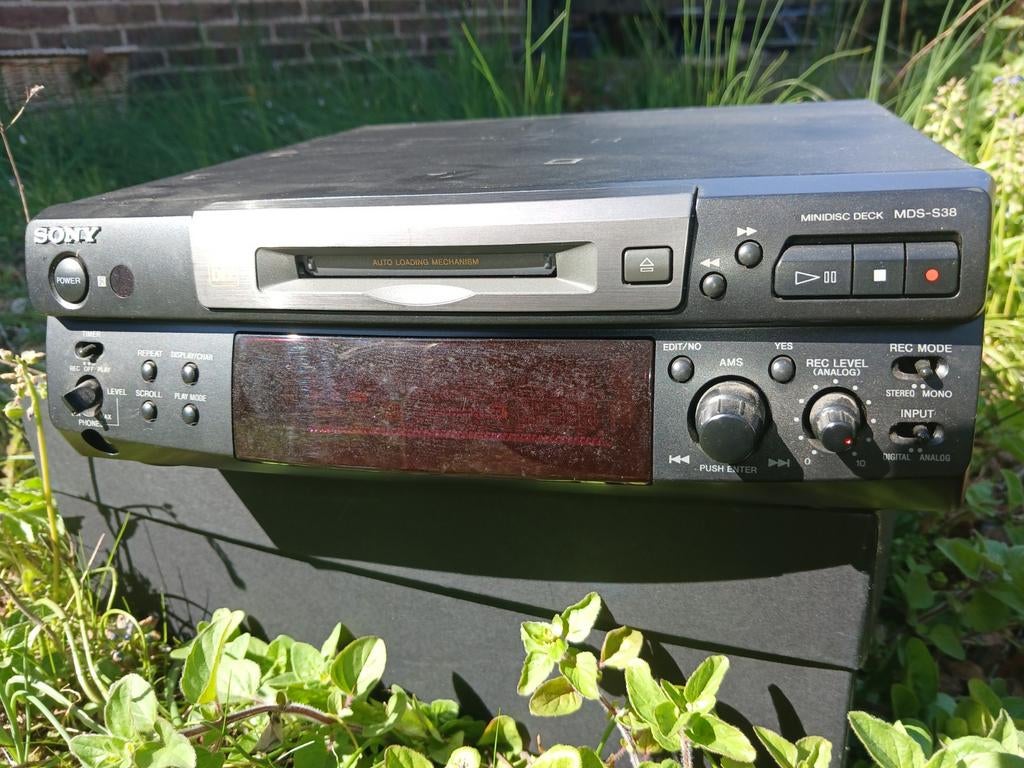 Sony MDS-S38 Minidisc Recorder - Vintage Audio, Audio, Tv en Foto, Ophalen of Verzenden, Minidisc-recorder