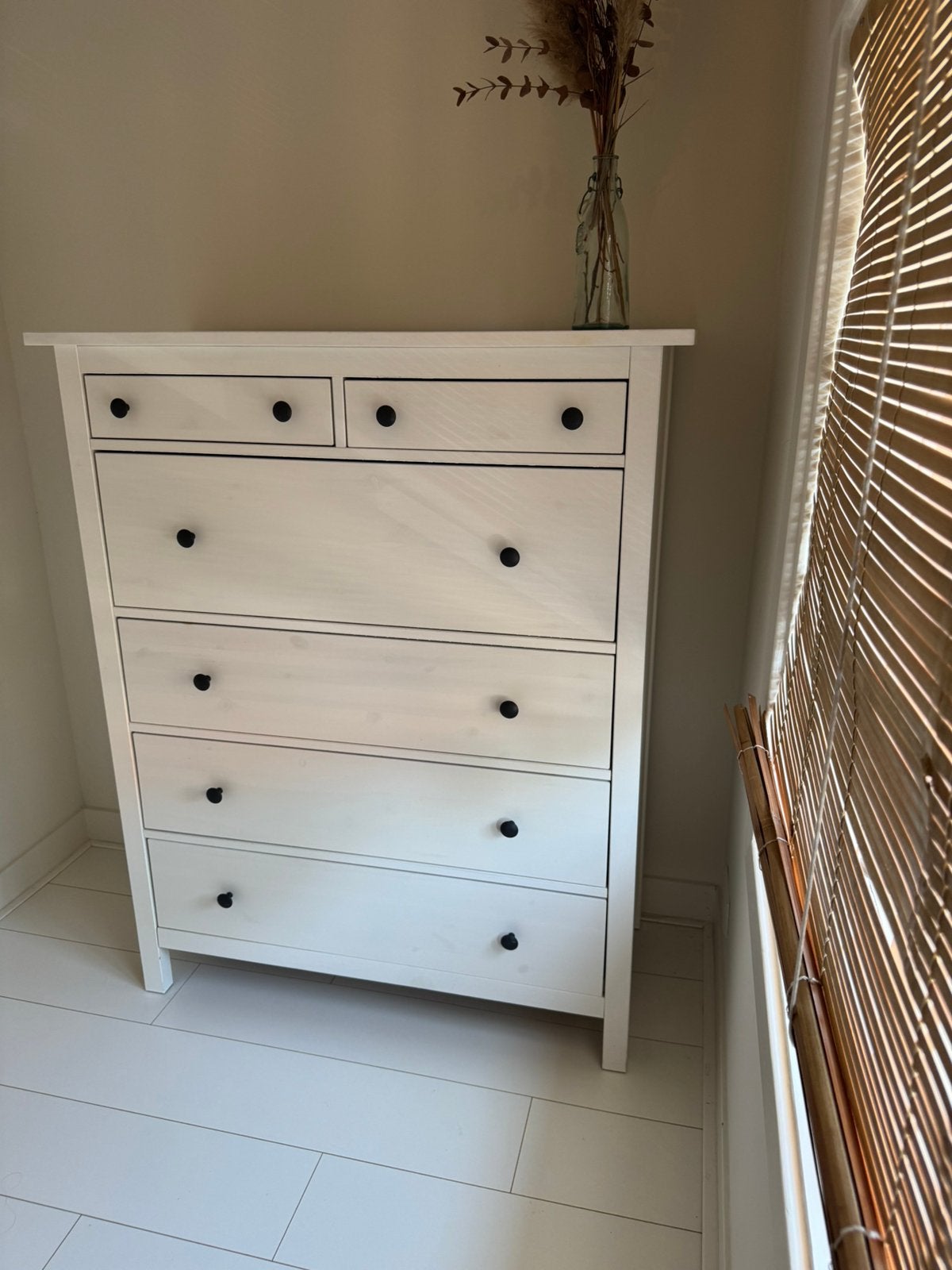 Ikea HEMNES ladekast zgan, Ophalen, 100 tot 150 cm, 5 laden of meer, Zo goed als nieuw