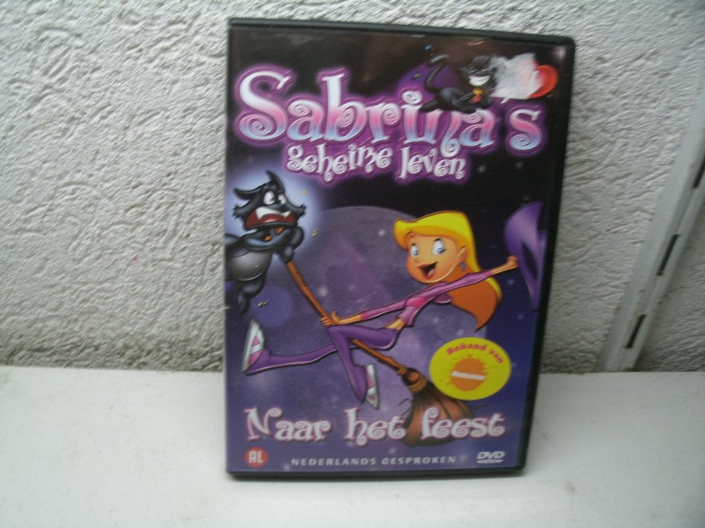 dvd 221k sabrina's geheime leven naar het feest, Alle leeftijden, Ophalen of Verzenden, Zo goed als nieuw