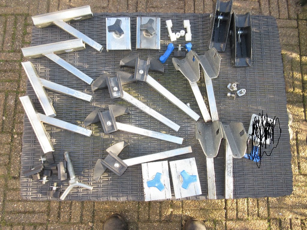 Diverse losse onderdelen voor Twinny Load fietsendragers, Auto diversen, Fietsendragers, Ophalen, 2 fietsen, Zo goed als nieuw